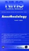 NMS Clinical Manual of Anesthesiology (National Medical Series for Independent Study)