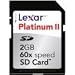 Electronics: Small picture for Lexar Platinum II Sd 2 Gb  Retail Package 