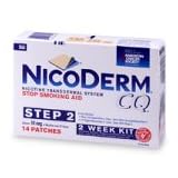 NicoDerm CQ Smoking Cessation Aid, Patch, Step 2 14 ea