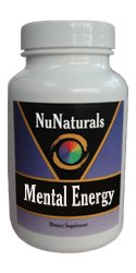 NuNaturals Mental Energy, Multi-Nutritional Formula, 120 Tablets