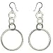 Romantic Valentine Gifts Sterling Silver Earrings 3 inches (ers249)
