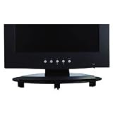 VuRyte, Inc. Flat Screen Monitor Stand,Supports 22 Lb,11'x9'x1',Black VUR8800