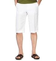 Blue Harbour Pure Linen 3/4 Shorts