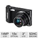 Samsung WB150F Long Zoom Smart Camera - Black (ECWB150FBPBUS)