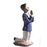 Lladro Communion Prayer Porcelain Figurine, Boy