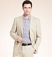 Big & Tall Linen Miracle™ 2 Button Jacket