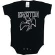 LED ZEPPELIN - Swan Song - Black Onesie / Baby T-shirt