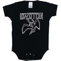 LED ZEPPELIN - Swan Song - Black Onesie / Baby T-shirt