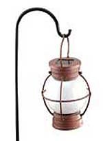 Intermatic Malibu Metal Hanging Lantern w/ White Bulb - LZ303RB