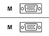 10ft SVGA Hi-res Video Replacement Cable Hddb15m/hddb15m