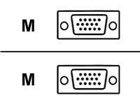 APC 1423-6 6-Feet HD15 Male to HD15 Male Foil Shield Molded VGA Monitor Cable with Thumbscrews