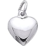 Rembrandt silver heart charm