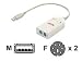 APC 19045 USB to PS/2 Keyboard and Mouse Adapter