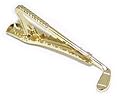 Gold Plated Golf Iron Tie Clip TCL3117