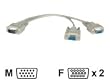 Tripp Lite - Display splitter HD-15(F)-HD-15(M) 1 ft