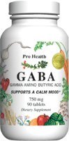 GABA (750 mg, 90 large tablets)