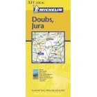 Michelin Local France Doubs/Jura Map (Michelin Local France Maps)