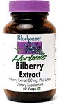 BILBERRY EXTRACT 120 VCaps 80 Mg - Bluebonnet