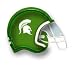 Tools & Hardware : University of Michigan State Spartans Helmet Neon Sign