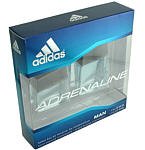 Adrenaline By Adidas Mens Eau De Toilette (EDT) Spray 1 Oz & Aftershave 1.7 Oz - Cologne