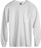 Fruit of the Loom Heavy Cotton Long Sleeve T-shirt with Pocket