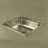 Elkay DJ125223 Dayton Kitchen Sink Satin Stainless Steel Top Mount 3 Holes