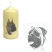Mastiff Pillar Candle, Porcelain by Rosalinde (6' x 2.5')
