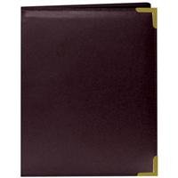Pioneer Wallet Oxford Bound Photo Album, Solid Color Sewn Leatherette Covers wivh Brass Accent Corners, Holds 24 2.5x3.5