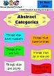 Abstract Categories Flashcards