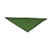 San Jamar H500 Poly Cotton Blend Neckerchief, 33" Length, Green