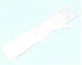 White or Black 18 Inch Adult Nylon Gloves