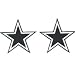 Dallas Cowboys Stud Earrings - NFL Football Fan Shop Sports Team Merchandise