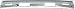 86-92 NISSAN PICKUP FRONT BUMPER CHROME TRUCK, Chrome, Without Top Pad Holes (1986 86 1987 87 1988 88 1989 89 1990 90 1991 91 1992 92) 759 6202209G26 Image