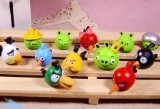 New Set of 12 PCs Iphone Game Angry Birds Green Pigs PVC Figures