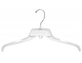 Plastic Top Hangers Clear Box of 100