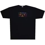 MUSE - Album Overlay - Black 30/1 Singles Cotton T-shirt
