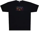 MUSE - Album Overlay - Black 30/1 Singles Cotton T-shirt