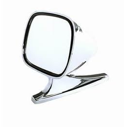 Car Mirror Dual Sport 3 7/8x5 7/8 in. Face Chrome Pair Left Or Right