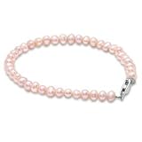 Child's Cultured Freshwater Pearl Bracelet - 5.5" SS BABY JEWELRY