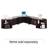 10500 Series 2-Shelf End Cap Bookshelf, Medium Oak, 24w x 24d x 29-1/2h