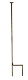 Hookery BFC70 Bluebird House Feeder Pole With Plate, Black