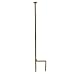 Hookery BFC70 Bluebird House Feeder Pole With Plate, Black