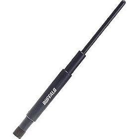 Click here to buy Airstation High-gain Omni Directional Antenna - Black by Buffalo.