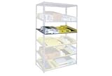 Sloped Flow Shelving Additional Level 36X18 Gray