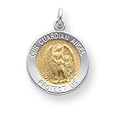 Sterling Silver Guardian Angel Charm