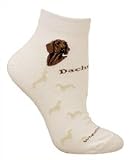 Dachshund Puppy Dog Anklet Socks 9-11