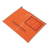 Ames HIPAA-Friendly Transport Cases, Letter/Medical, 12-1/2 x 16-1/2, Orange, 5/Box ENV001OR / ASEENV001OR