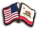 California - State Friendship Pin
