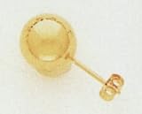 Gold Ball Earrings -X4MMG