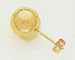 Jewelry : Gold Ball Earrings -X5MMG